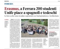 Architettura tra le principali scelte degli Erasmus a Ferrara