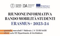 INCONTRO INFORMATIVO ERASMUS+  01/02/23