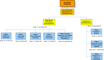 Area Personale, Organizzazione e Semplificazione