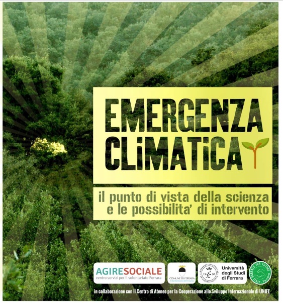 Emergenza climatica: appuntamenti online il 3 e 17 giugno