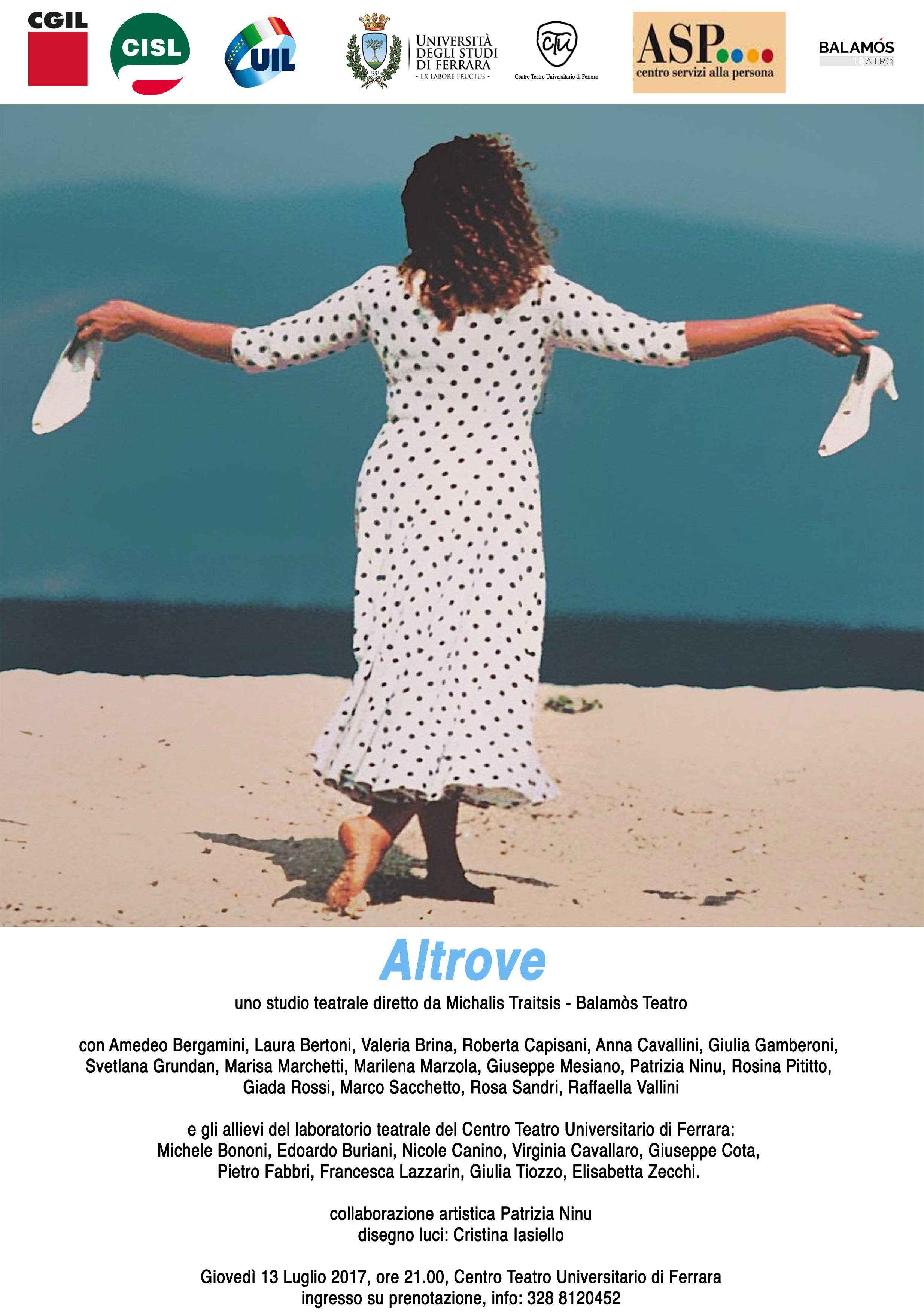 “ALTROVE” - Giovedì 13 Luglio ore 21:00 