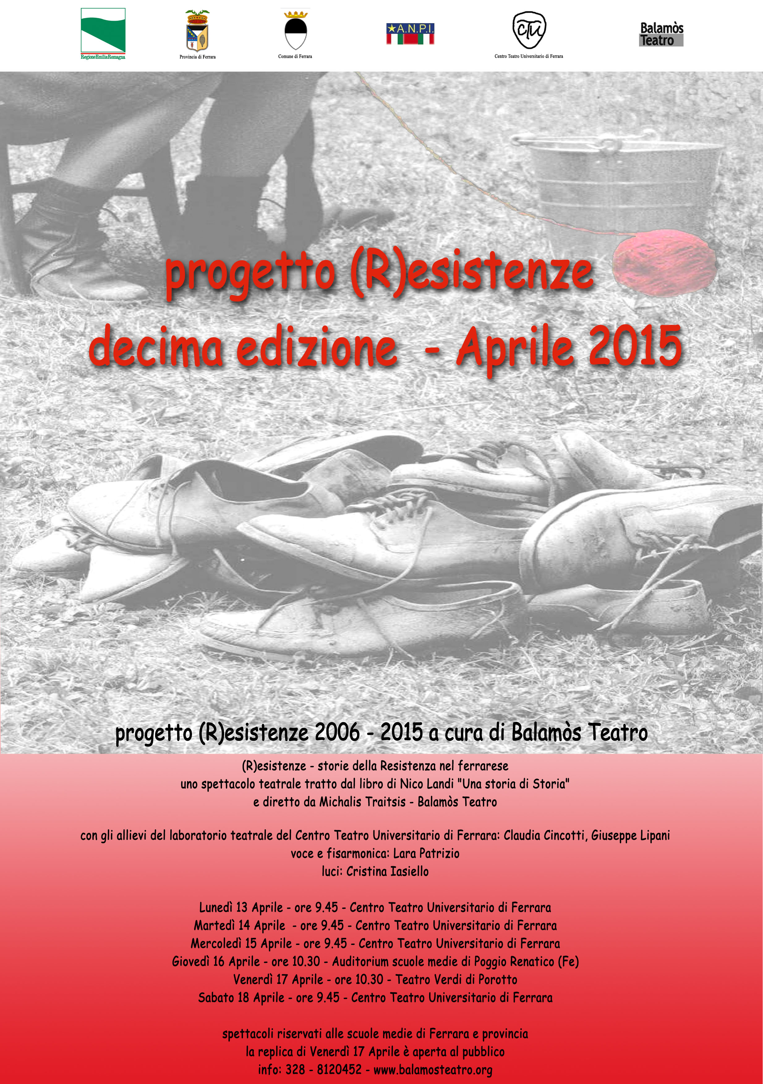 Progetto “(R)esistenze” 2015