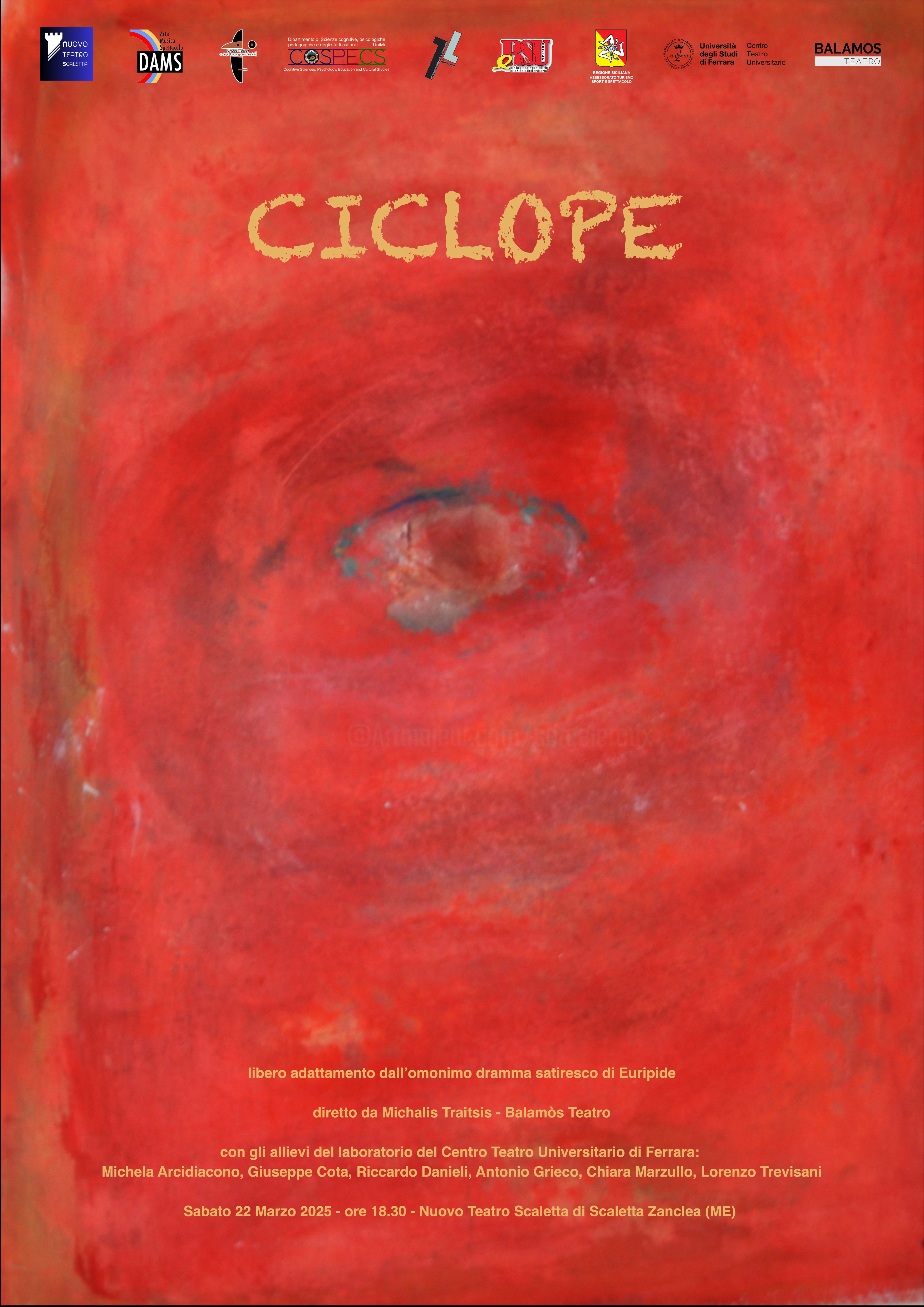 Locandina Ciclope Scaletta Zanclea