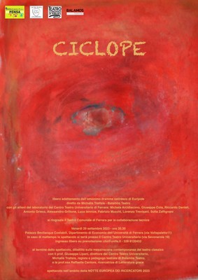 Notte dei ricercatori - locandina Ciclope