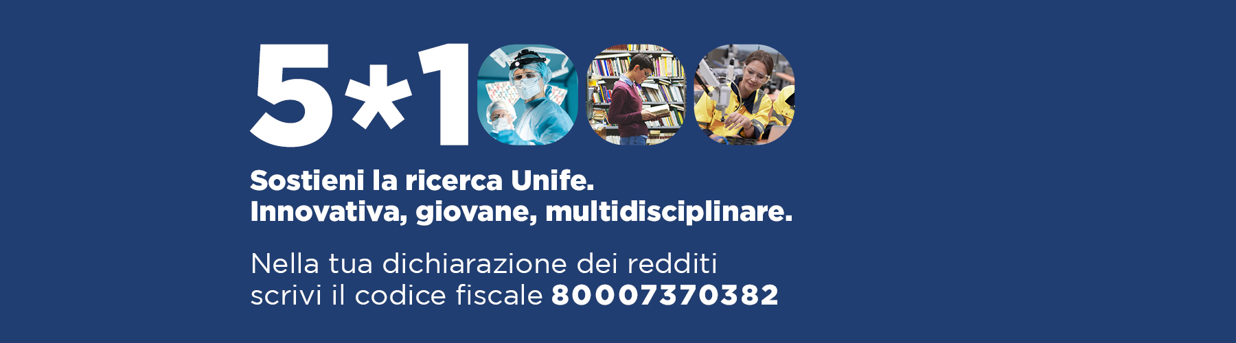 Il tuo contributo alla ricerca Unife