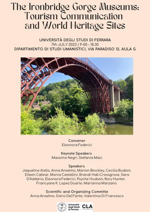 "The Ironbridge Gorge Museums: Tourism Communication and World Heritage Sites" | 7 luglio 2023