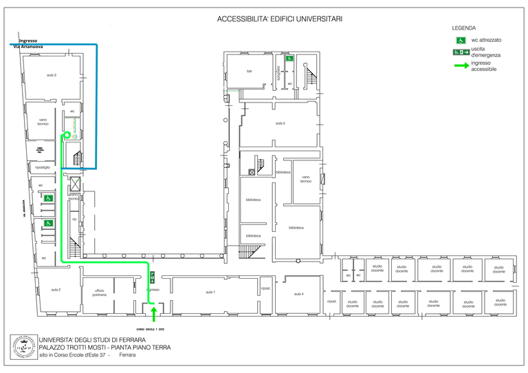 Mappa - indicazioni visive sportello