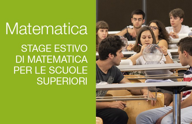 Stage estivo di Matematica per le Scuole superiori