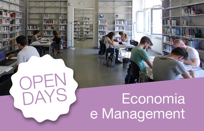 Open Day virtuale del Corso di Laurea Magistrale in Economia e management per la creazione di valore
