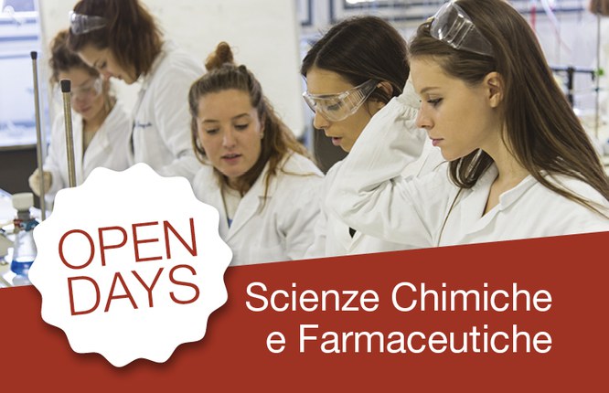 Open Day virtuale dei Corsi di Laurea in Chimica e Laurea Magistrale in Scienze Chimiche Open Day virtuale dei Corsi di Laurea in Chimica e Laurea Magistrale in Scienze Chimiche