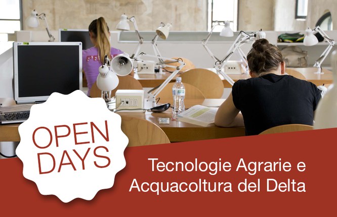 Open Day virtuale: Tecnologie Agrarie e Acquacoltura del Delta