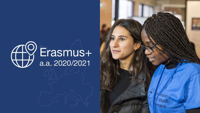 Online il bando Erasmus+  a a. 2020/2021