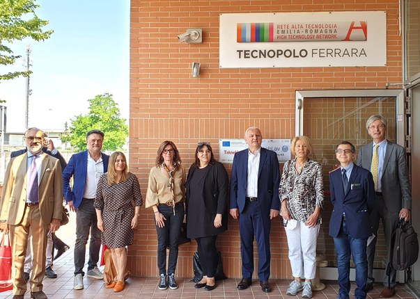 Tecnopolo | Gli Assessori Salomoni e Colla incontrano Unife nella visita alle infrastrutture del polo ferrarese