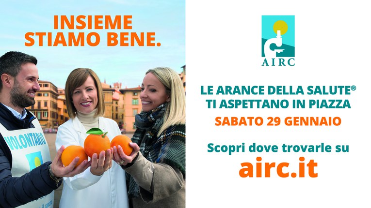 AIRC | Sostieni la ricerca sul cancro anche a Unife con "le arance della salute"