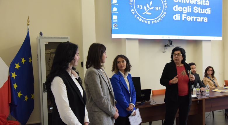 Riconoscimenti | Il Soroptimist Club di Ferrara premia le geologhe Unife Valeria Medoro e Paola Boldrin