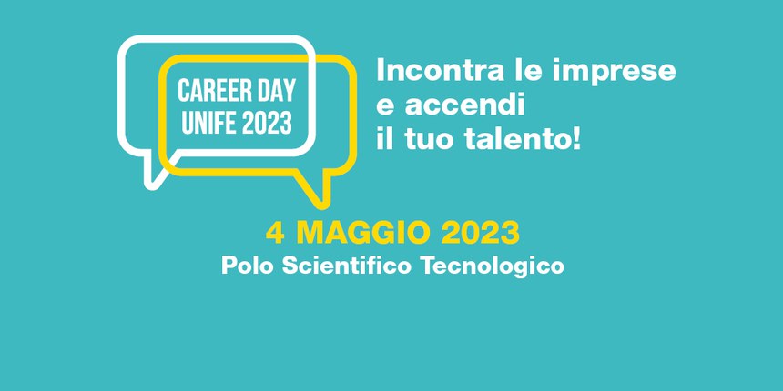 Verso il mondo del lavoro | Il 4 maggio partecipa al Career Day Unife