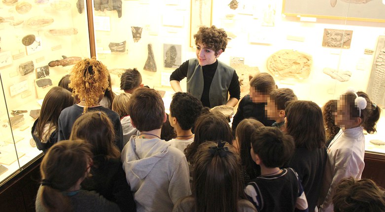 Museo Piero Leonardi | Bambine e bambini di terza elementare alla scoperta di reperti paleontologici per carnevale