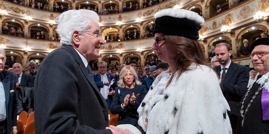 Inaugurazione anno accademico 2022/23 | Il Presidente della Repubblica Sergio Mattarella a Unife