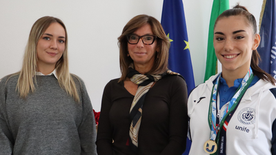Valore umano e sportivo | La Rettrice incontra due studentesse protagoniste di gesti e risultati esemplari