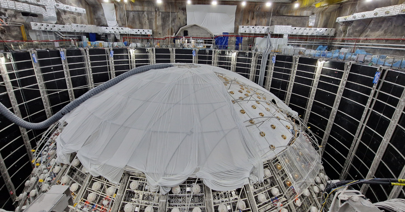 Fisica delle Particelle | Anche Unife nel team di Juno, il rivelatore di neutrini più avanzato al mondo completato in Cina