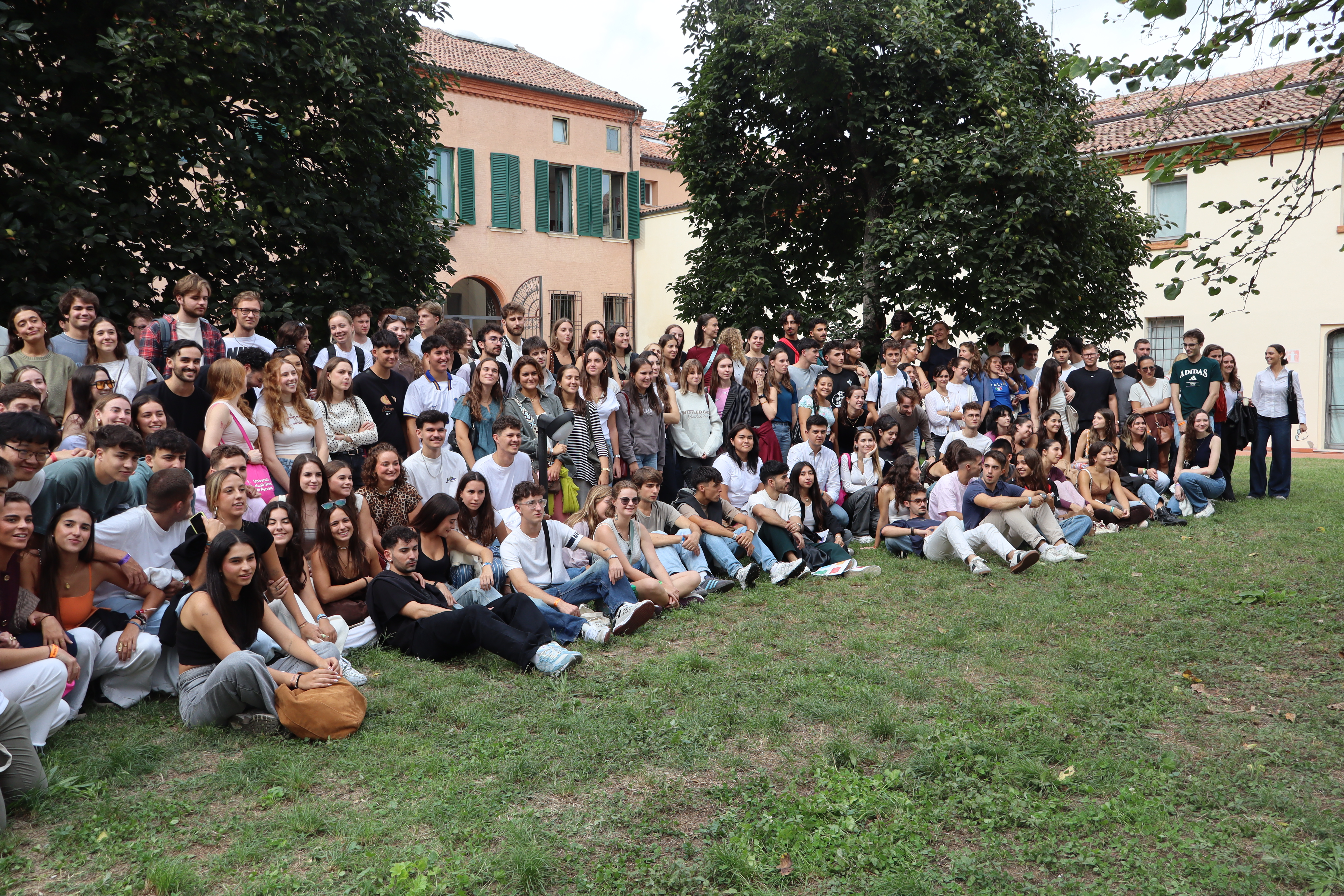 Erasmus welcome day giardino Giuri lato