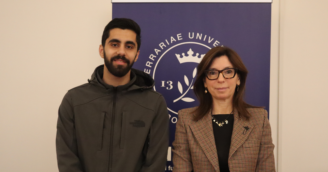 Progetto IUPALS | Yazan Qashoo, da Gaza all’Università di Ferrara per studiare Fisica