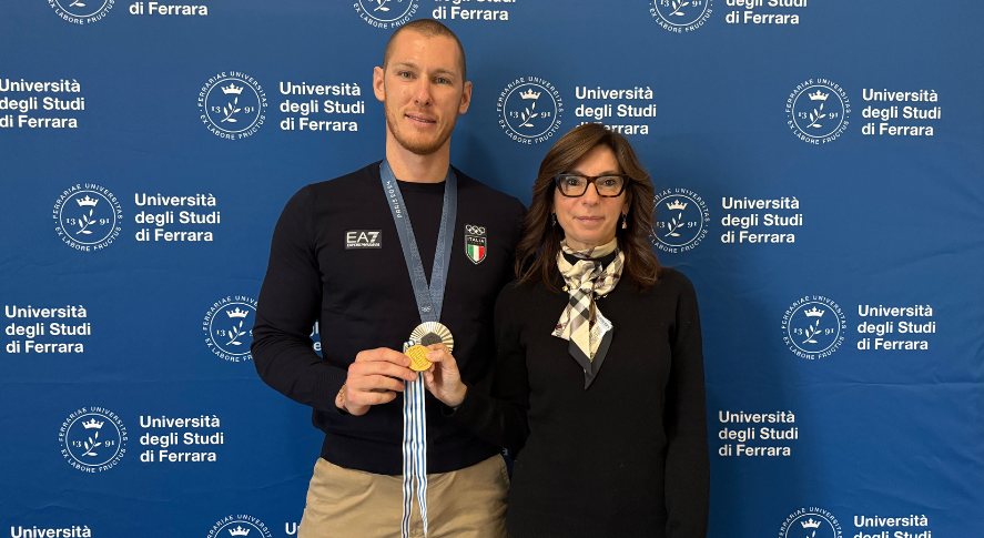Nuovo oro per Rambaldi | Lo studente Unife si riconferma sul tetto del mondo ad Amsterdam nel quattro di coppia