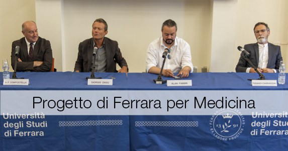 Conferenza stampa di presentazione del "Progetto di Ferrara per Medicina"