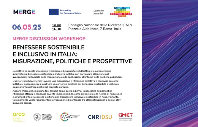 Benessere sostenibile e inclusivo in Italia
