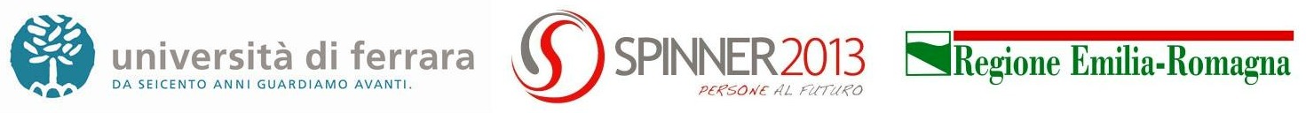 Tre loghi Unife Spinner Regione