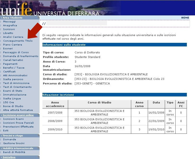 2 Conseguimento titolo