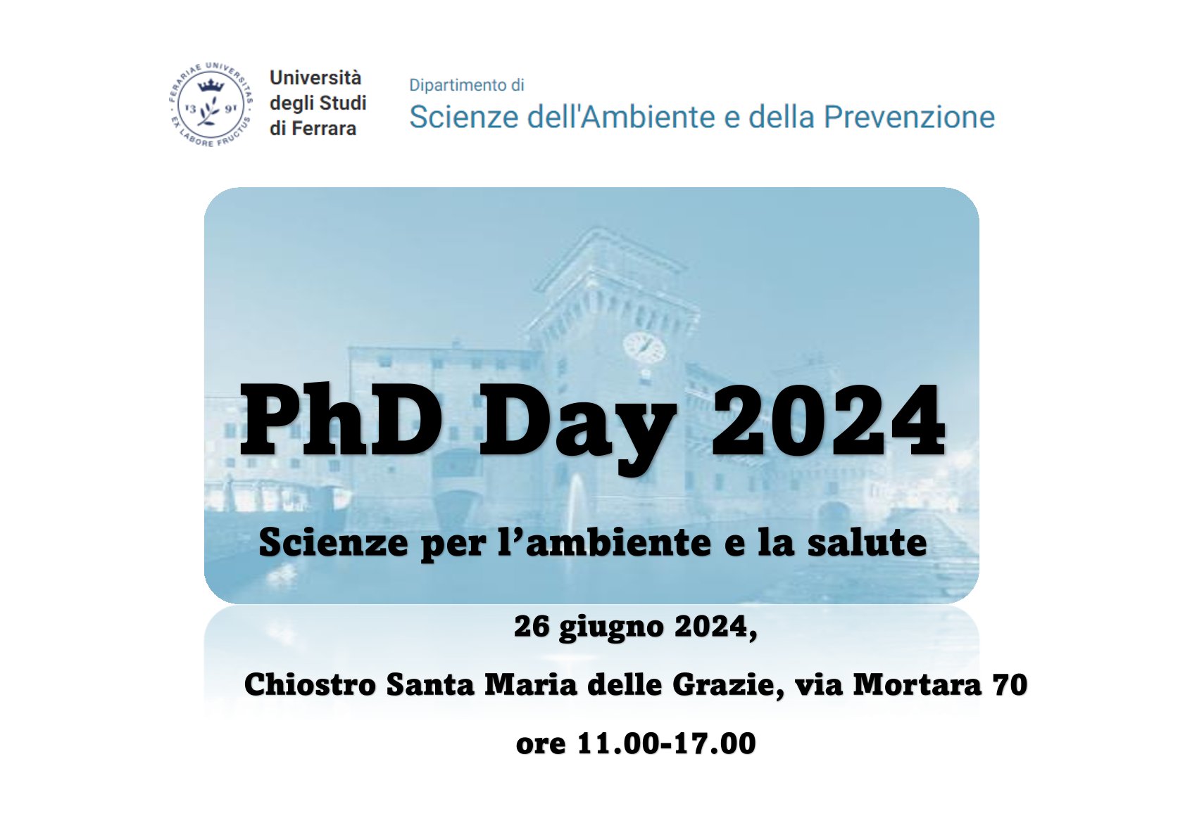 SPAS | 26/06/2024 | Primo PhD Day rivolto a studentesse e studenti magistrali