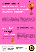 Introduzione alla Critical Discourse Analysis