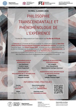 Global Classes | Ciclo di conferenze Global Classes | Ciclo di conferenze