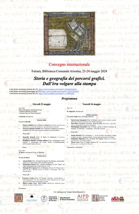 Storia e geografia dei percorsi grafici Storia e geografia dei percorsi grafici