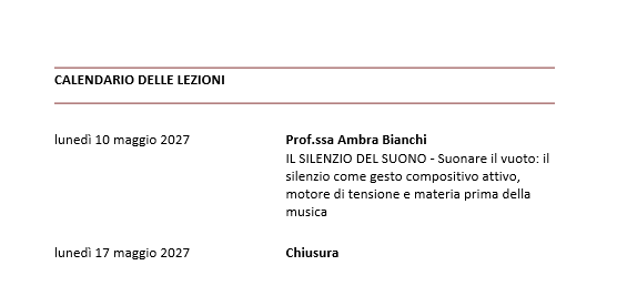 DAL10/5/27 AL 17/5/27