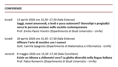 DAL 13/4/26 AL 8/5/26