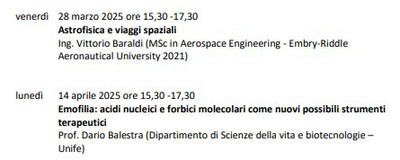 DAL 28/4/25 AL 14/4/25
