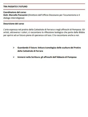 TRA PASSATO E FUTURO