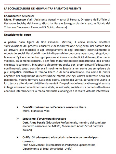 LA SOCIALIZZAZIONE DEI GIOVANI TRA PASSATO E PRESENTE