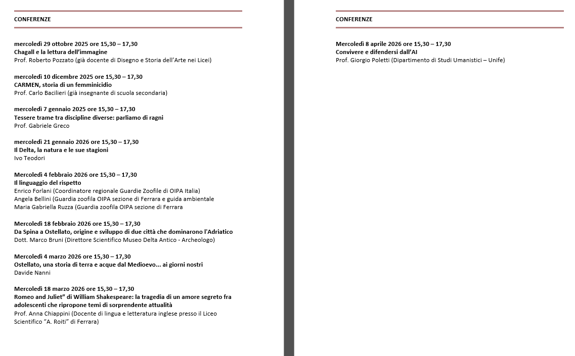 CONFERENZE