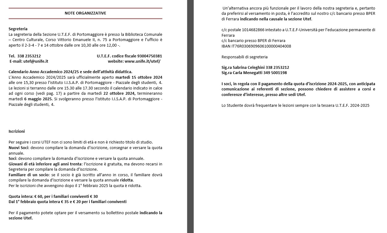 INFORMAZIONI